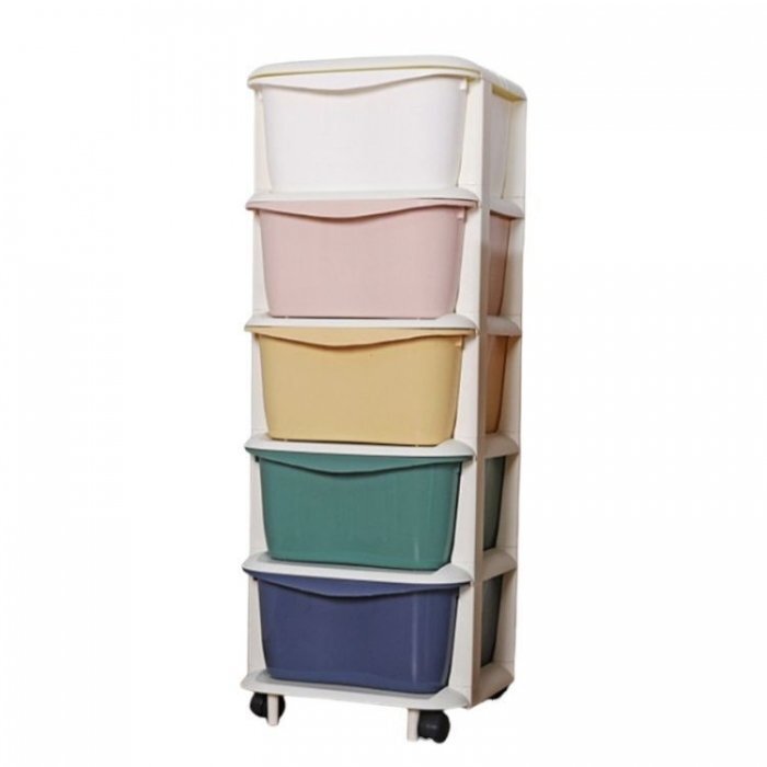 MODERNHOME Raft cu 5 compartimente pentru depozitarea diverselor obiecte PO16 Multicolor