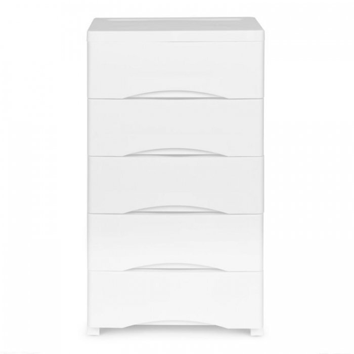 MODERNHOME Raft cu 5 compartimente pentru depozitarea jucariilor alb