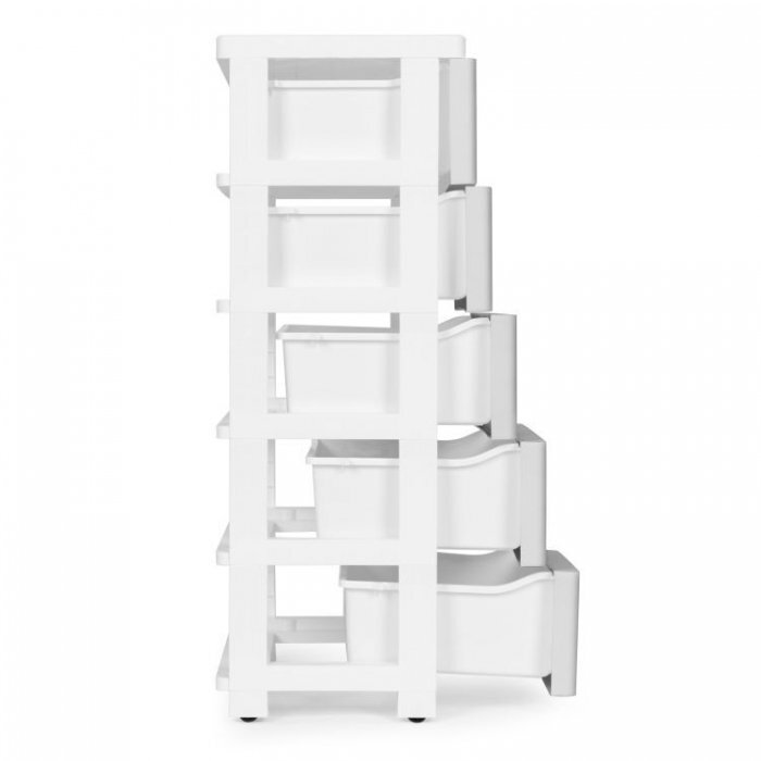 MODERNHOME Raft cu 5 compartimente pentru depozitarea jucariilor gri