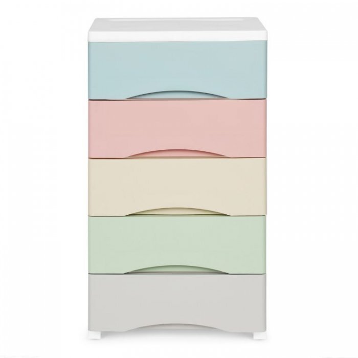MODERNHOME Raft cu 5 compartimente pentru depozitarea jucariilor multicolor