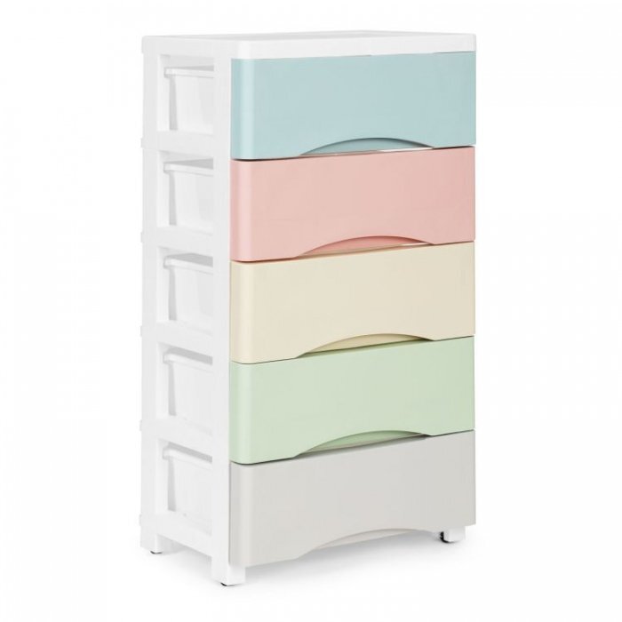 MODERNHOME Raft cu 5 compartimente pentru depozitarea jucariilor multicolor