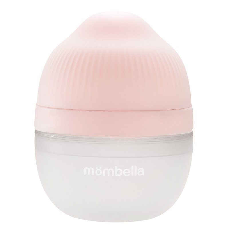 Mombella Biberon Anticolici Brest-Like 120ml Tetina S flux lent 100 Silicon Old Roze