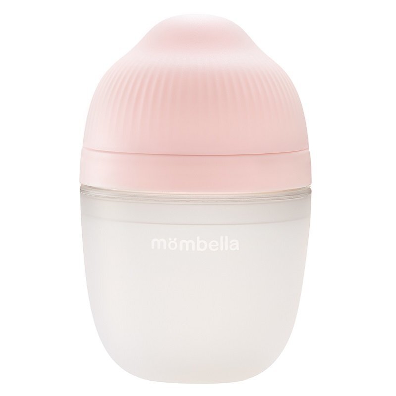 Mombella Biberon Anticolici Brest-Like 210ml Tetina M flux mediu 100 Silicon Old Roze