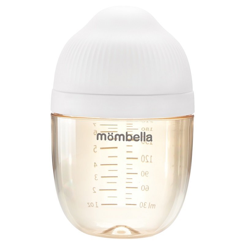 Mombella Biberon Anticolici Brest-Like 210ml Tetina M flux mediu PPSU Ivory