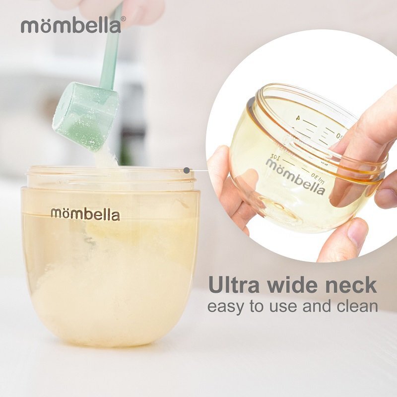 Mombella Biberon Anticolici Brest-Like 210ml Tetina M flux mediu PPSU Ivory