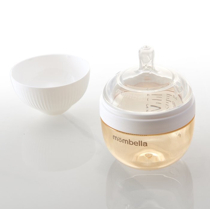 Mombella Biberon Anticolici Brest-Like120ml Tetina S flux lent PPSU Ivory