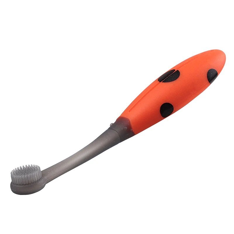 Mombella Periuta de dinti din silicon pentru antrenament 6 luni+ Buburuza