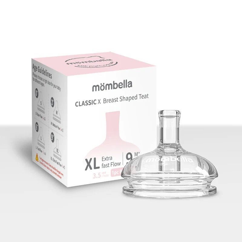 Mombella Tetina biberon Classic anti-colici flux consistent XL 9 luni+