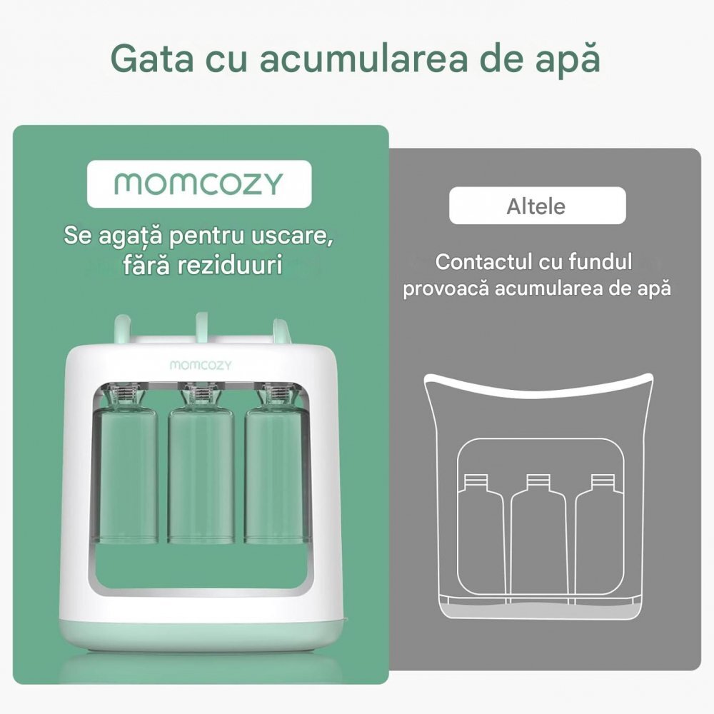 Momcozy Aparat pentru hrana bebelusilor fara BPA cu pungi reutilizabile