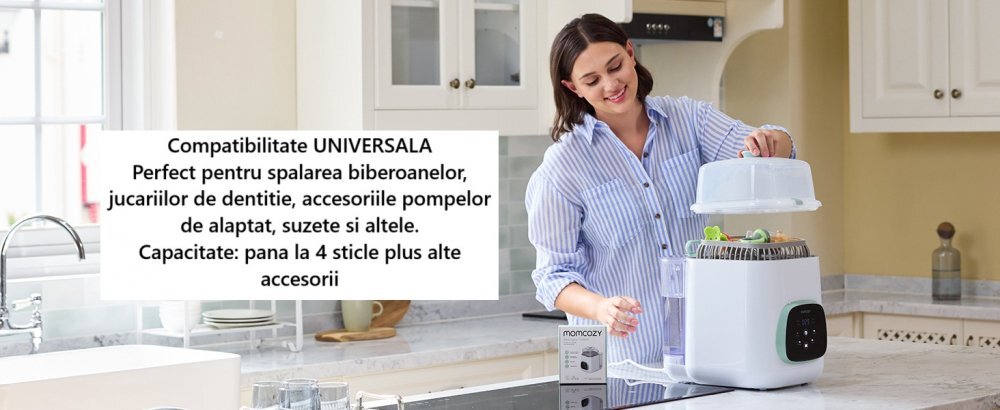 Momcozy Aparat sterilizator si spalare KleanPal Pro