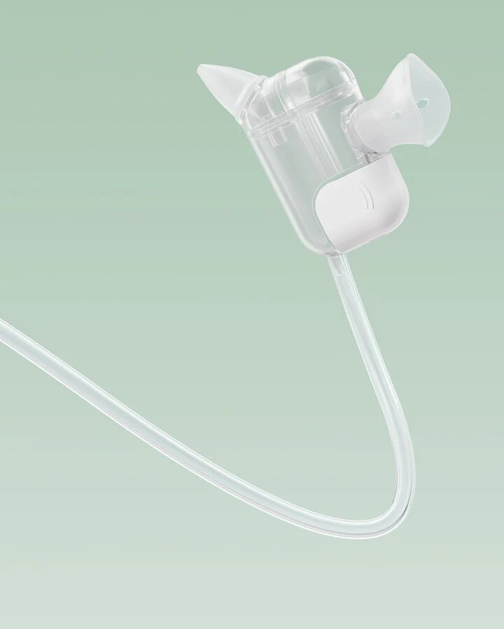 Momcozy Aspirator nazal electric BreezyClear Pro 2 in 1 pentru bebelusi cu functie difuzare pentru solutia salina