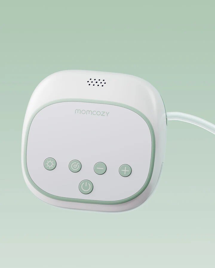 Momcozy Aspirator nazal electric BreezyClear Pro 2 in 1 pentru bebelusi cu functie difuzare pentru solutia salina