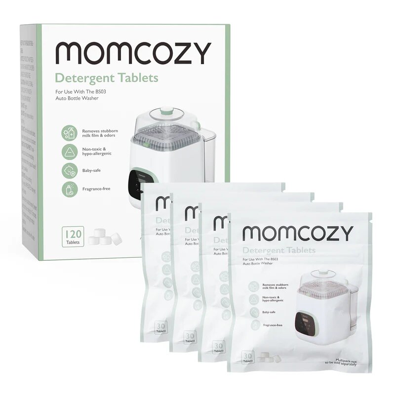 Momcozy Detergent pentru masina de spalat biberoane Klean Pal 120 bucati