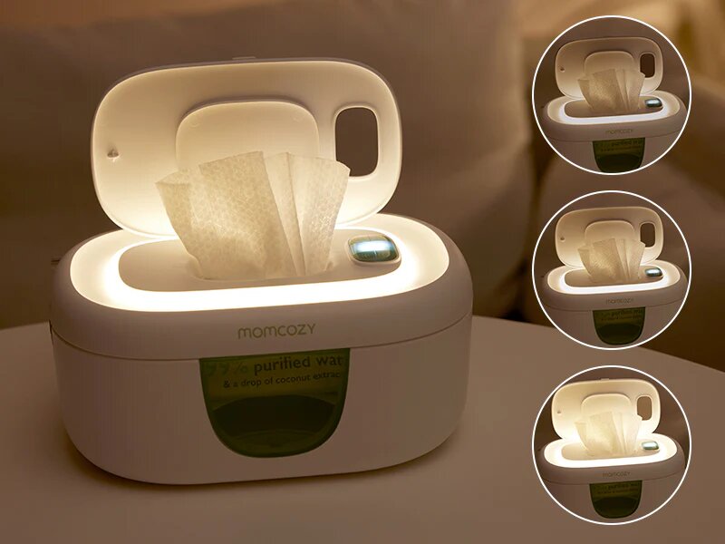 Momcozy Incalzitor pentru servetele umede cu lumina