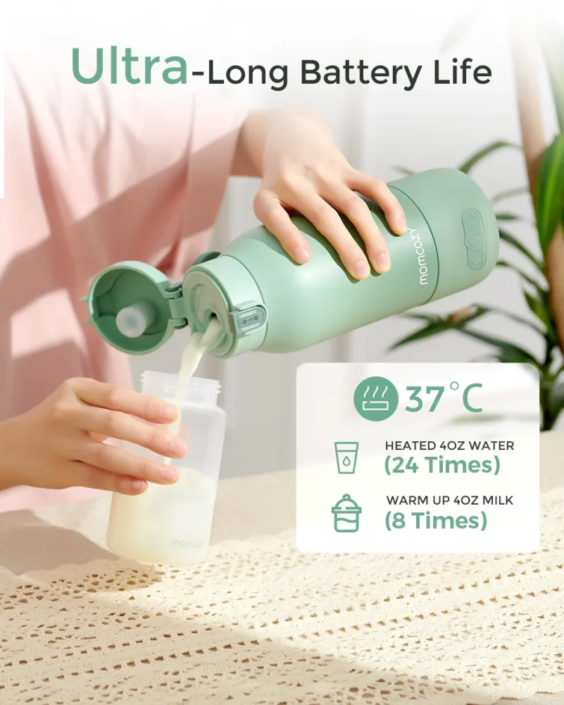 Momcozy Incalzitor portabil super rapid pentru lapte matern si apa 500 ml