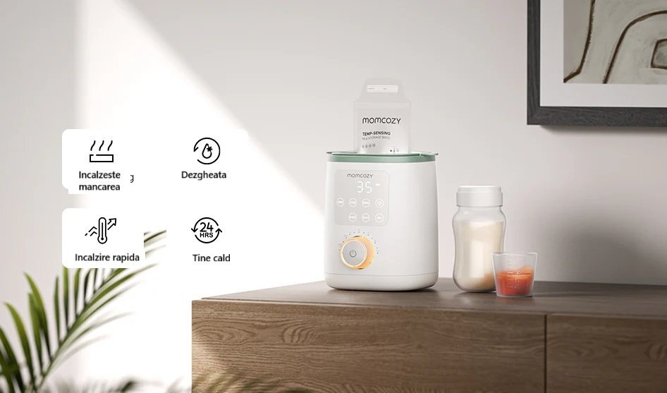 Momcozy Incalzitor smart pentru lapte si mancare