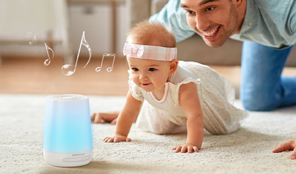 Momcozy Lampa de veghe si aparat cu sunete White noise Baby