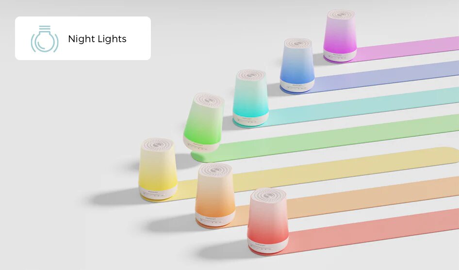 Momcozy Lampa de veghe si aparat cu sunete White noise Baby