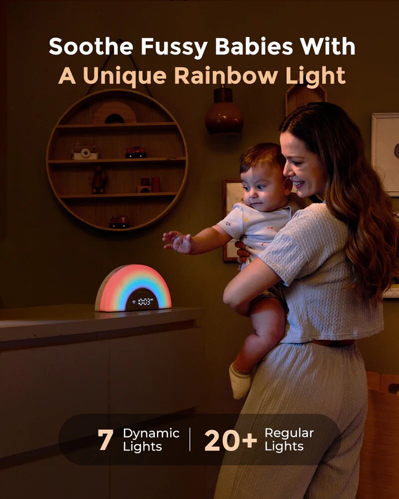 Momcozy Lampa DreamSync smart cu sunete si muzica rainbow light