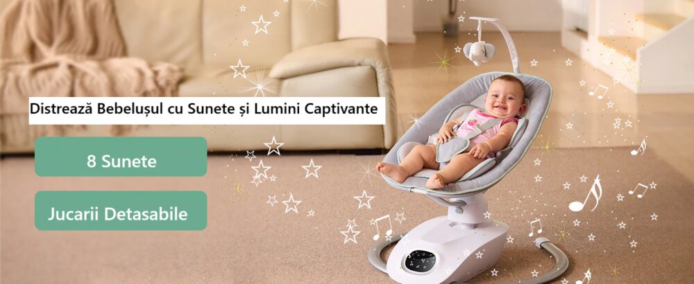 Momcozy Leagan electric bebe CocoSway 3D Motion Baby Swing