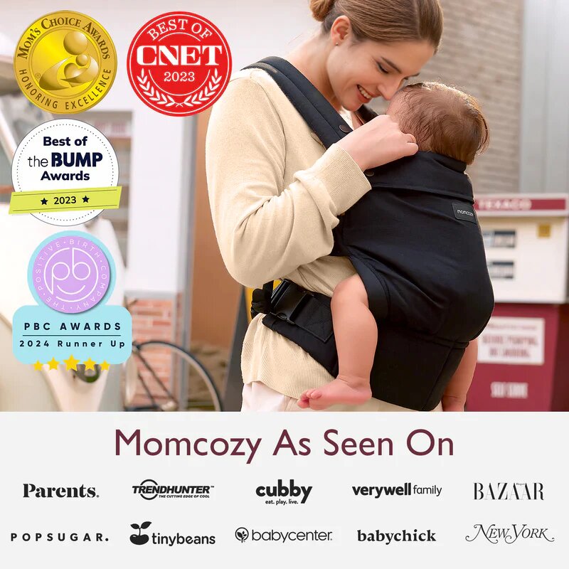 Momcozy Marsupiu ergonomic si usor PureHug Cozy Khaki
