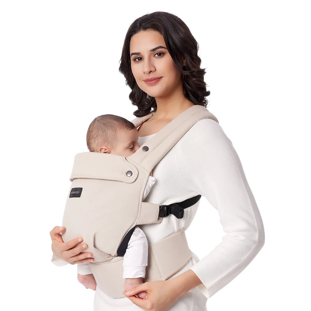 Momcozy Marsupiu ergonomic si usor PureHug Cozy Khaki