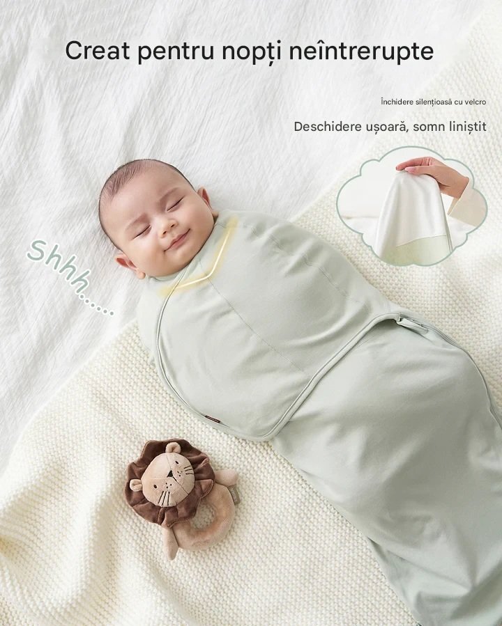 Momcozy Pachet de 2 saculeti Swaddle 0-3 luni Serenity