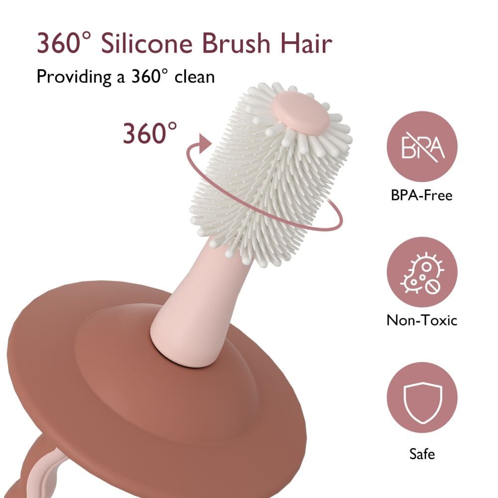 Momcozy Periuta de dinti din silicon blue