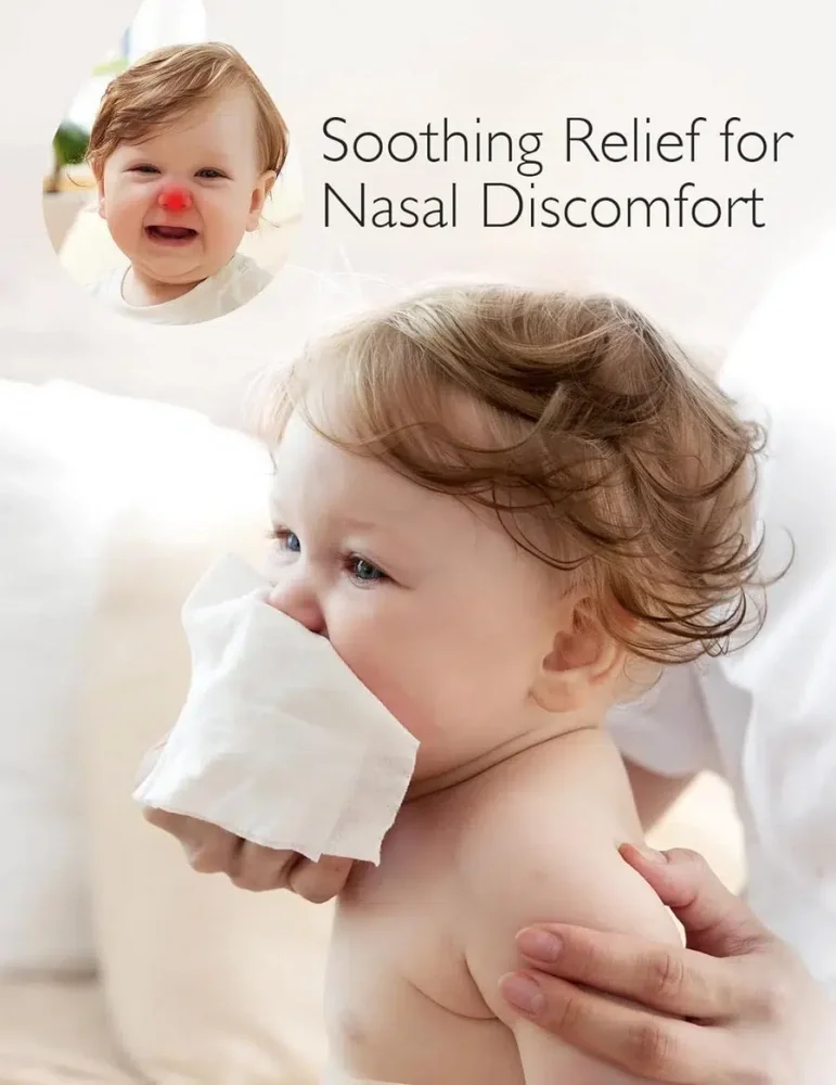 Momcozy Servetele umede saline pentru nas si fata Baby Booger 30 bucati