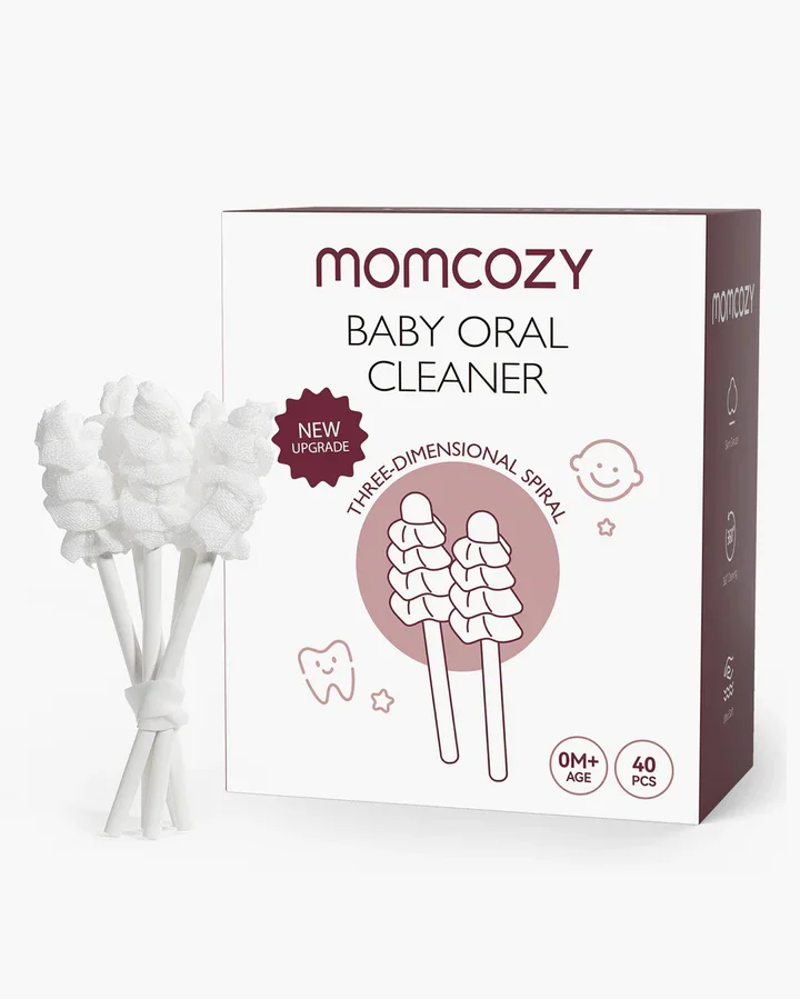 Momcozy Set 40 betisoare din bumbac pentru bebelusi