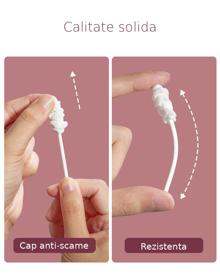 Momcozy Set 40 betisoare din bumbac pentru bebelusi
