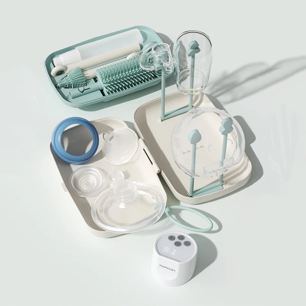 Momcozy Set de perii pentru biberoane 7 in 1 din silicon