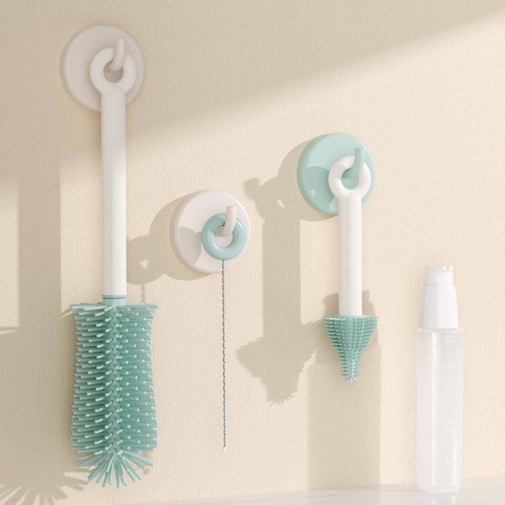 Momcozy Set de perii pentru biberoane 7 in 1 din silicon