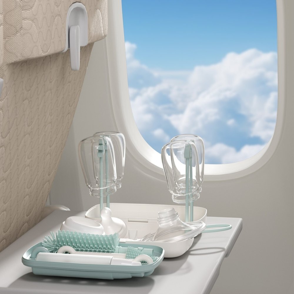 Momcozy Set de perii pentru biberoane 7 in 1 din silicon