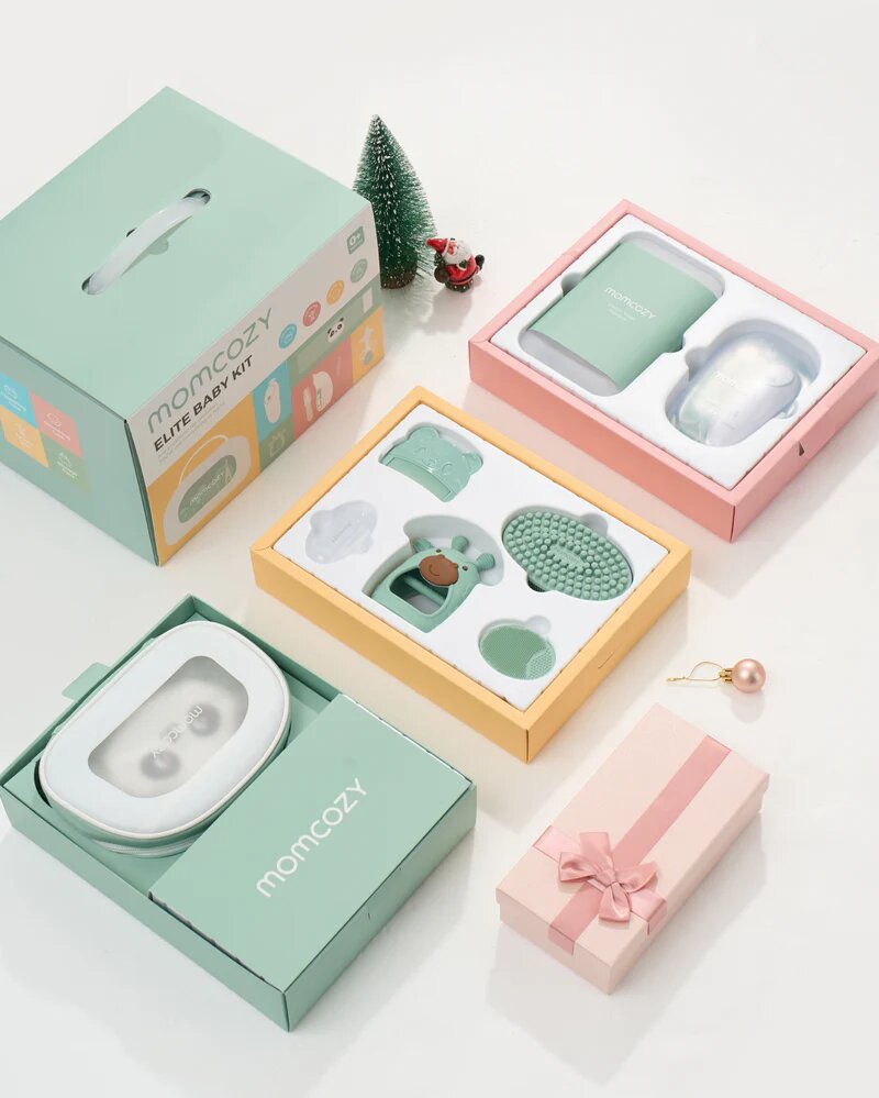Momcozy Set ingrijire nou nascut Baby 11 piese All in 1 Elite Baby Kit