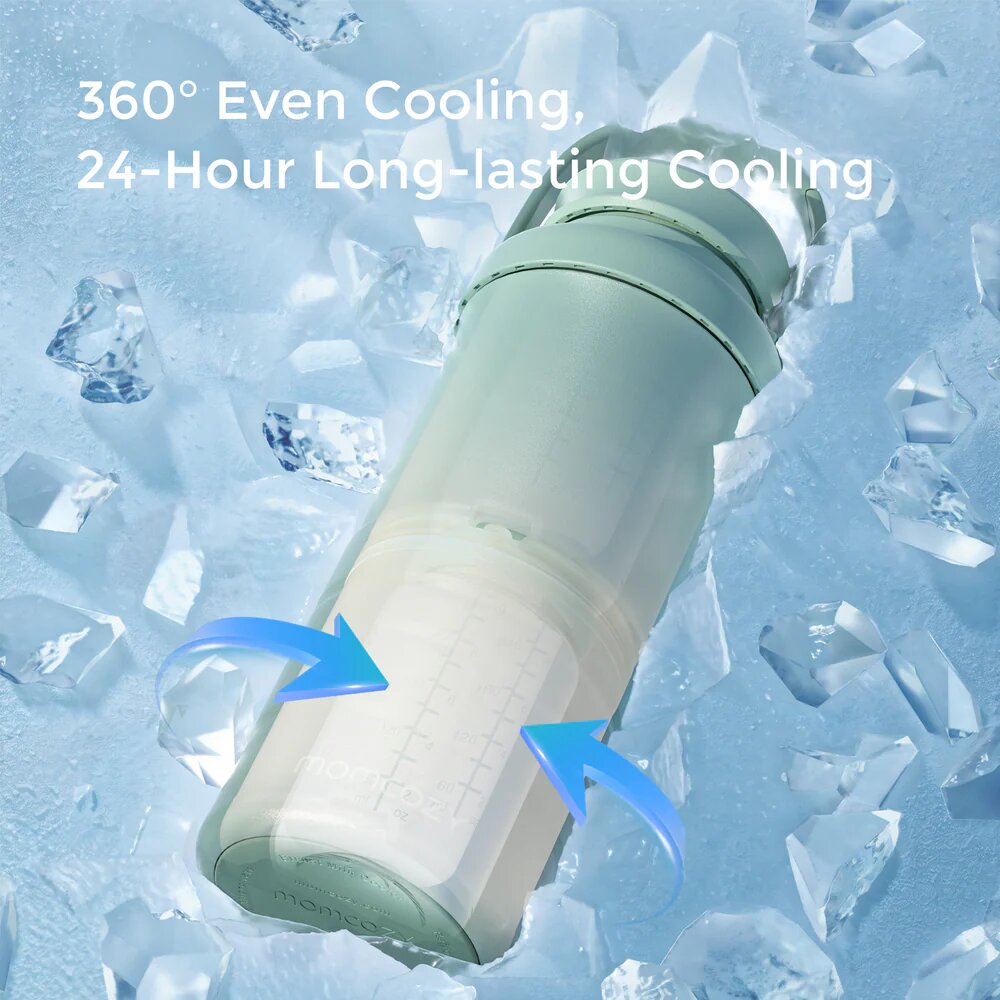 Momcozy Termos racitor portabil pentru lapte matern 600 ml Milk Cooler