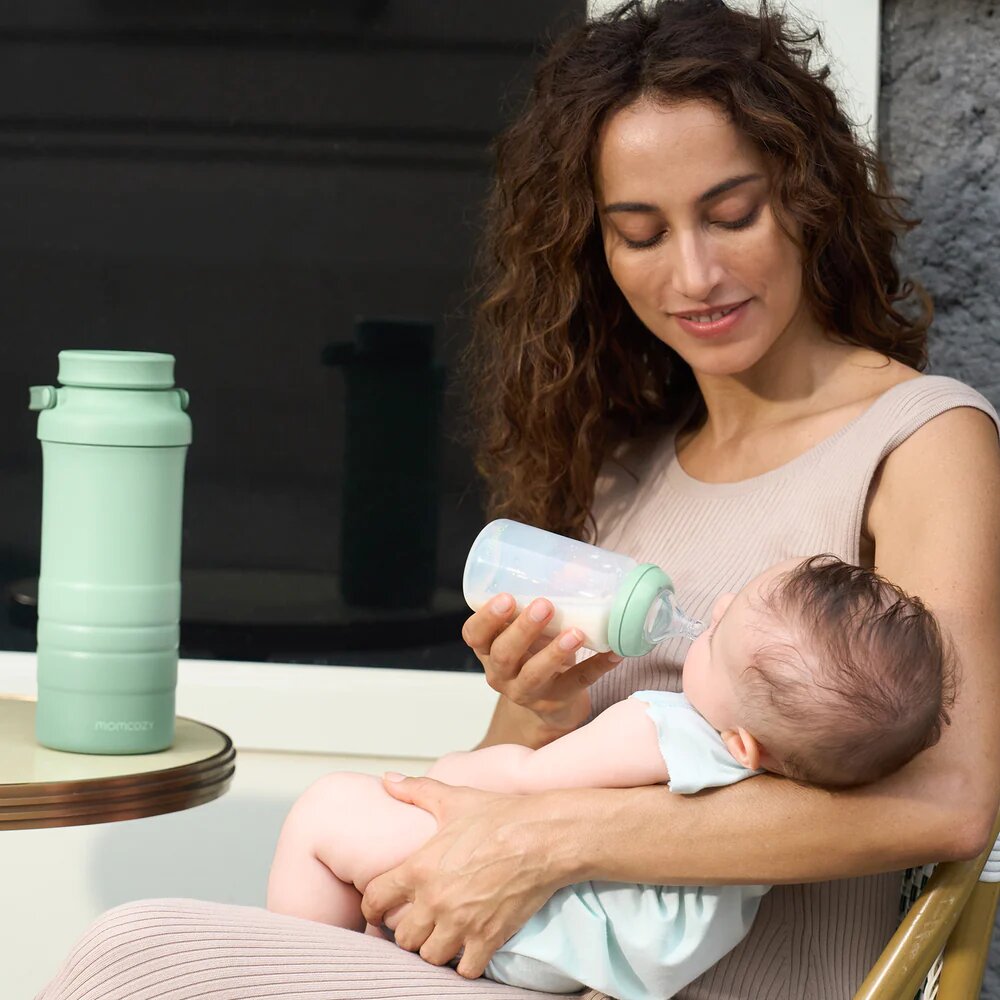 Momcozy Termos racitor portabil pentru lapte matern 600 ml Milk Cooler