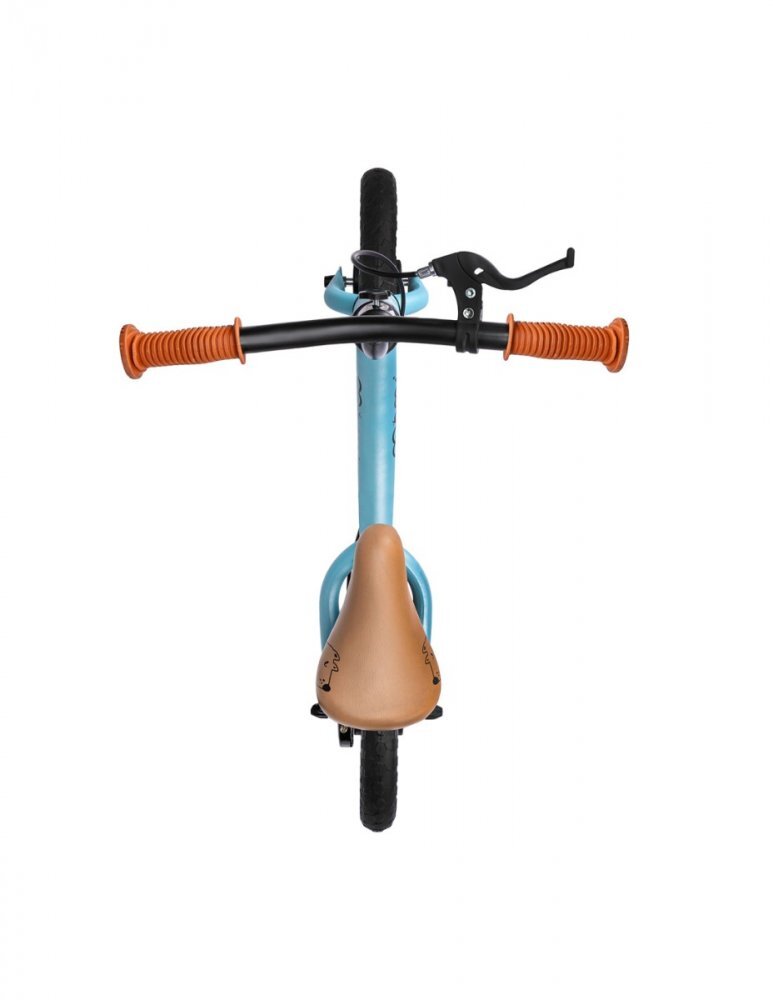 Momi Bicicleta copii fara pedale Breki Blue 12 inch cadru usor roti mari din spuma EVA scaun moale reglabil de la 3 ani sarcina maxima 25 kg frana de mana ghidon reglabil pe inaltime
