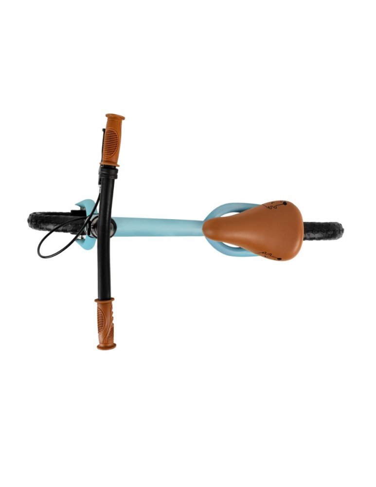 Momi Bicicleta copii fara pedale Breki Blue 12 inch cadru usor roti mari din spuma EVA scaun moale reglabil de la 3 ani sarcina maxima 25 kg frana de mana ghidon reglabil pe inaltime