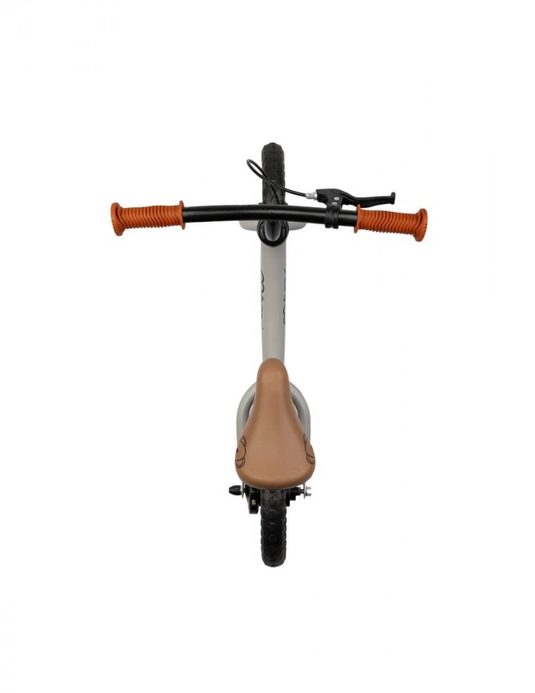 Momi Bicicleta copii fara pedale Breki Grey 12 inch cadru usor roti mari din spuma EVA scaun moale reglabil de la 3 ani sarcina maxima 25 kg frana de mana ghidon reglabil pe inaltime