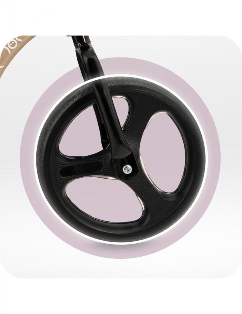 Momi Bicicleta fara pedale cu roti led Isoka beige
