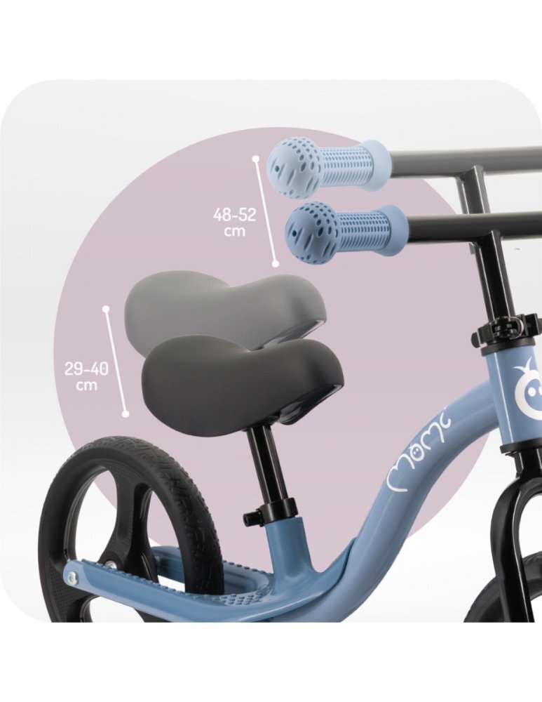 Momi Bicicleta fara pedale cu roti led Isoka blue