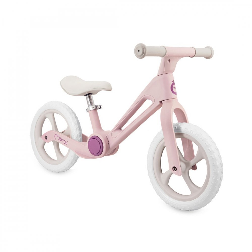 Momi Bicicleta fara pedale pentru copii Noru Pink pliabila varsta 2 ani+ greutate admisa 35 kg