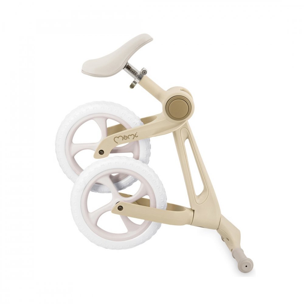 Momi Bicicleta fara pedale pentru copii Noru Yellow pliabila varsta 2 ani+ greutate admisa 35 kg