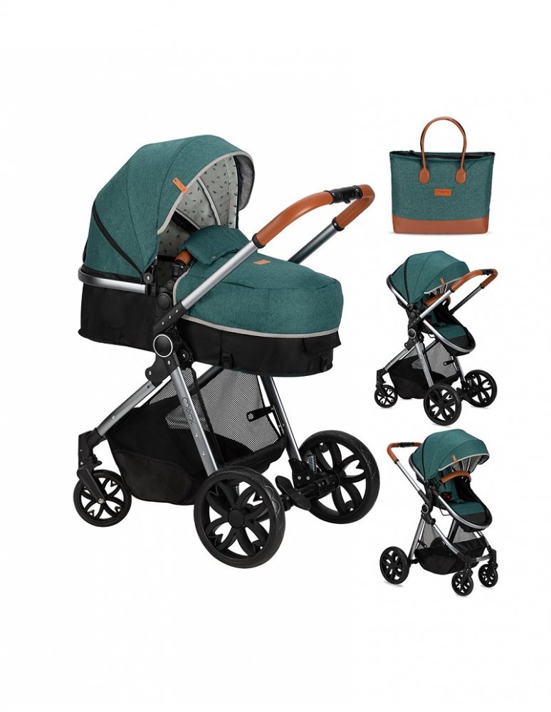 Momi Carucior transformabil 2 in 1 Limuru Green