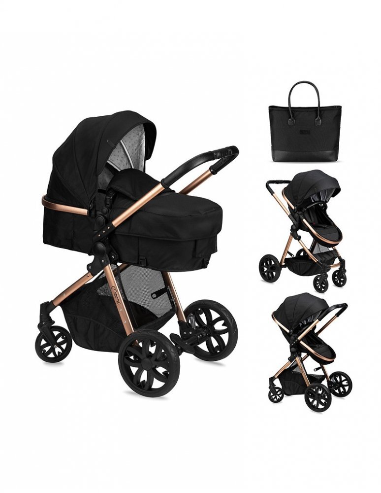 Momi Carucior transformabil 2in1 Limuru Black