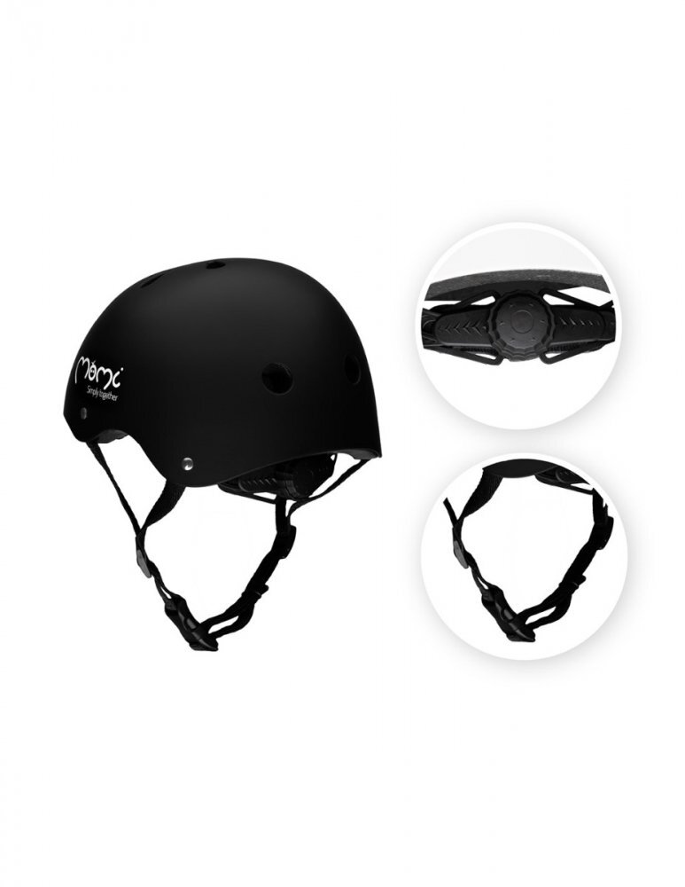 Momi Casca bicicleta copii black matt