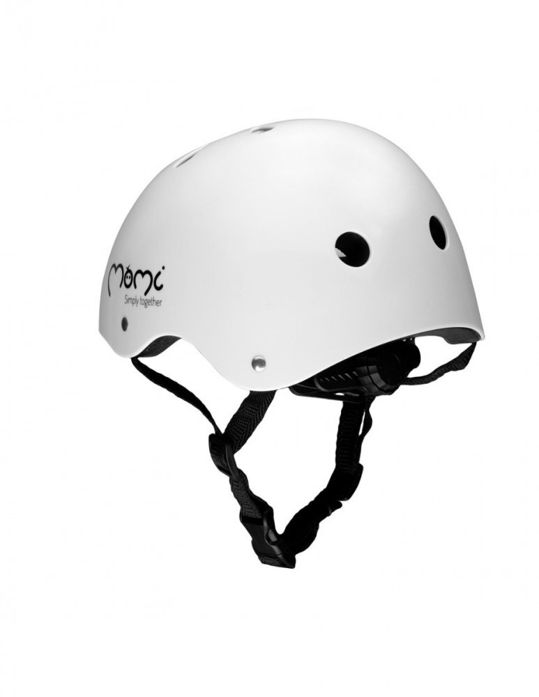 Momi Casca bicicleta copii White Matt