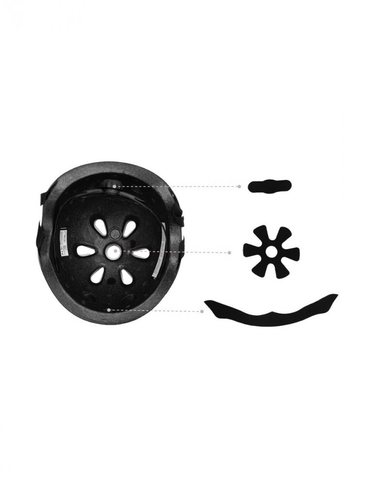 Momi Casca bicicleta copii White Matt