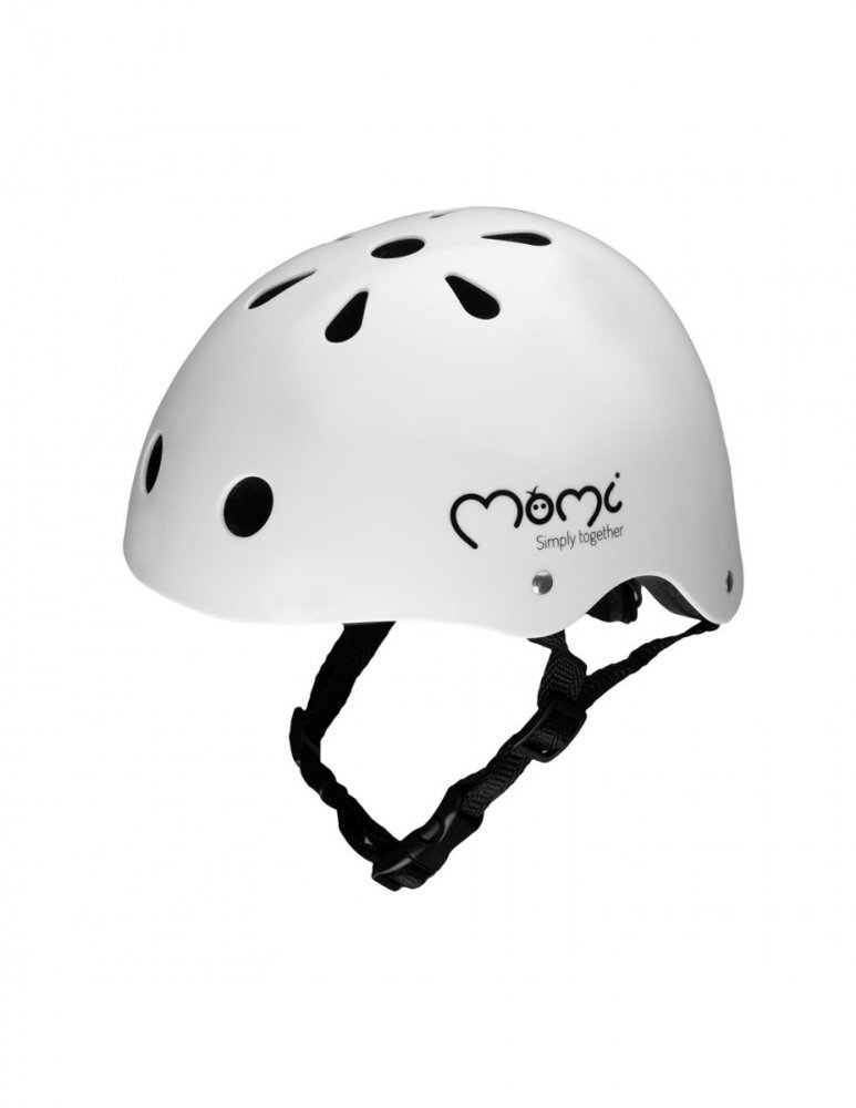 Momi Casca bicicleta copii White Matt